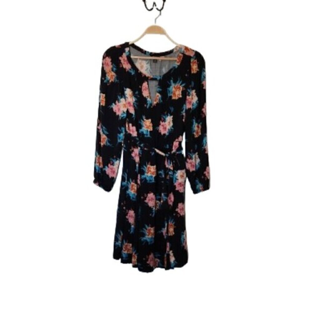 Torrid Boho Floral Printed Challis Keyhole A-line Dress